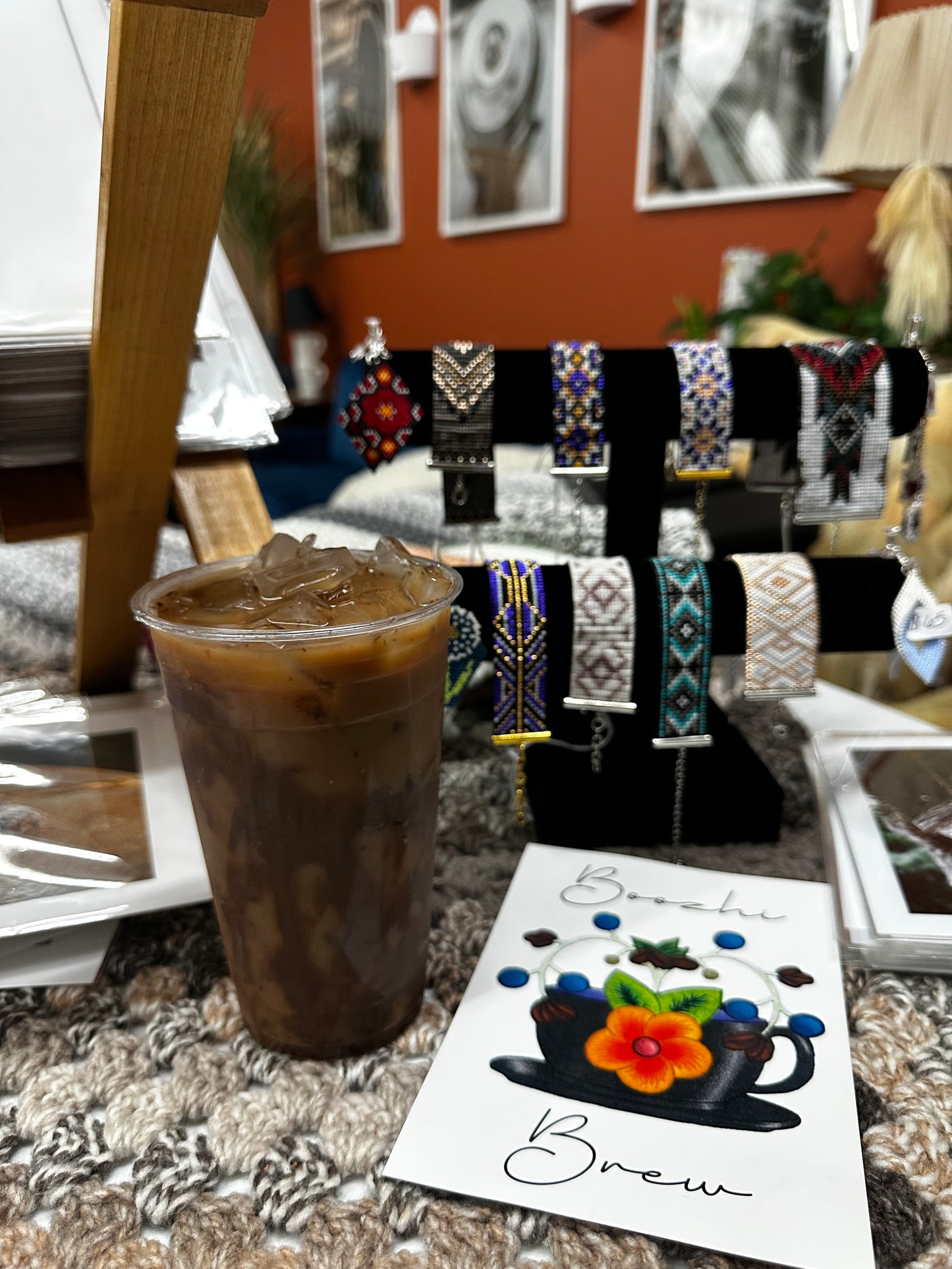 Hazelnut Mocha Lavender Iced Coffee