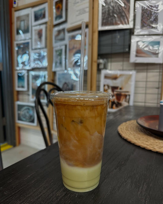 #1 Rilly Vanilly Matcha Iced Coffee