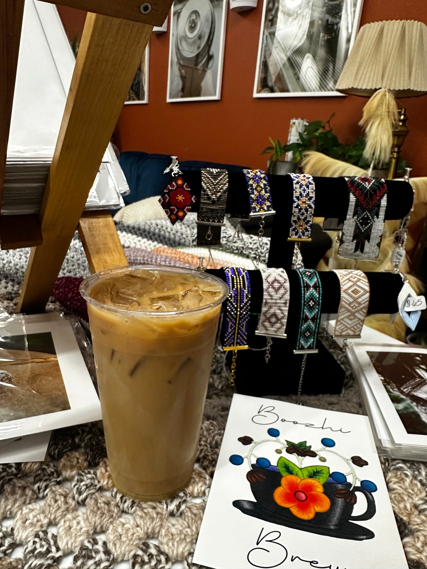 White Mocha Coconut Lavender Iced Coffee