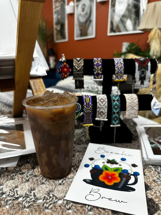 Hazelnut Mocha Lavender Iced Coffee